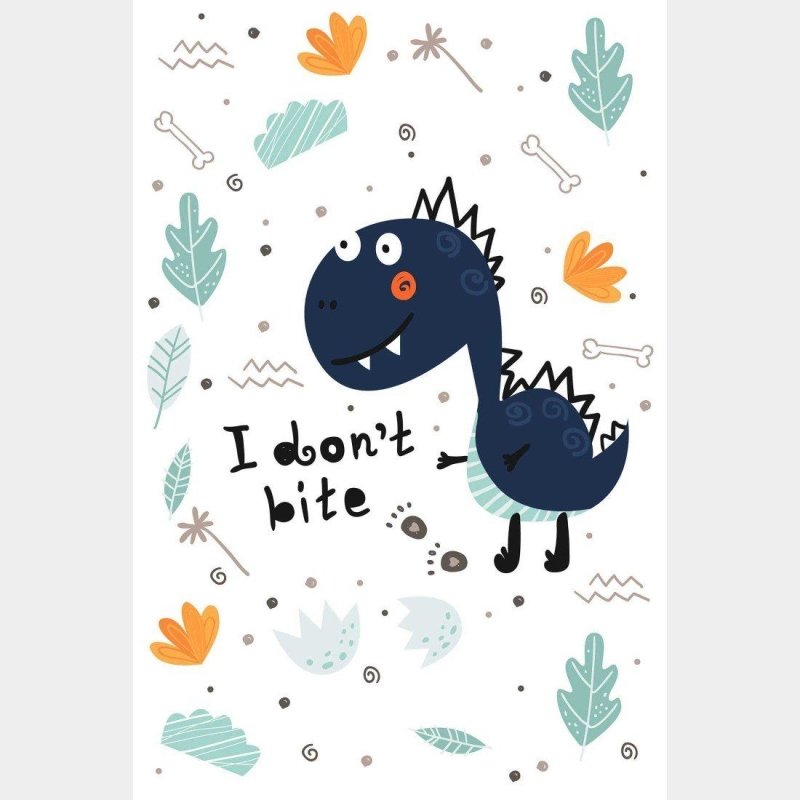 Poster Decorativo Infantil Dinossauro N014261 - Papel na Parede