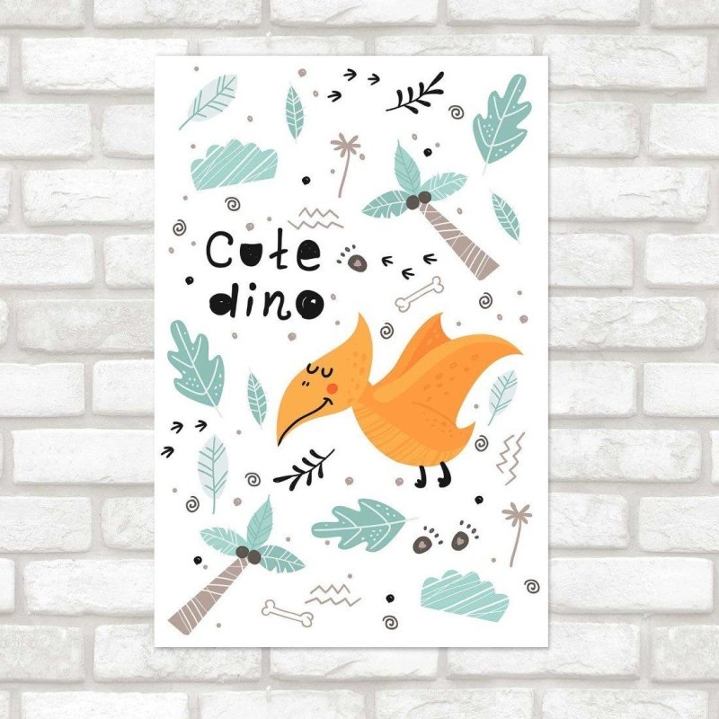 Poster Decorativo Infantil Dinossauro N014263 - Papel na Parede