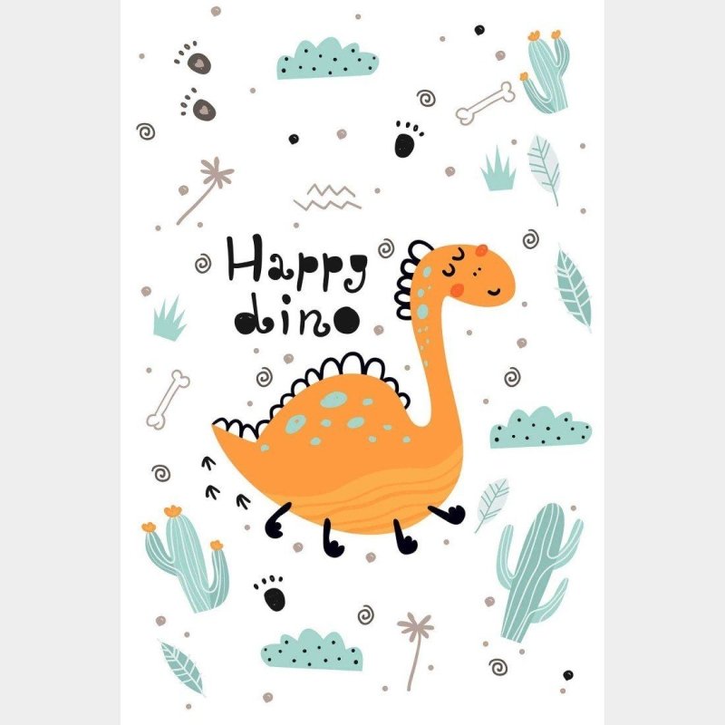 Poster Decorativo Infantil Dinossauro N014264 - Papel na Parede