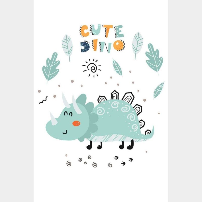 Poster Decorativo Infantil Dinossauro N014265 - Papel na Parede