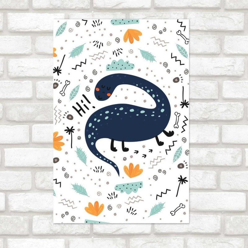 Poster Decorativo Infantil Dinossauro N014266 - Papel na Parede