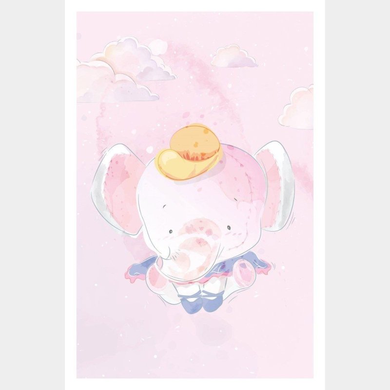 Poster Decorativo Infantil Elefante N015241 - Papel na Parede