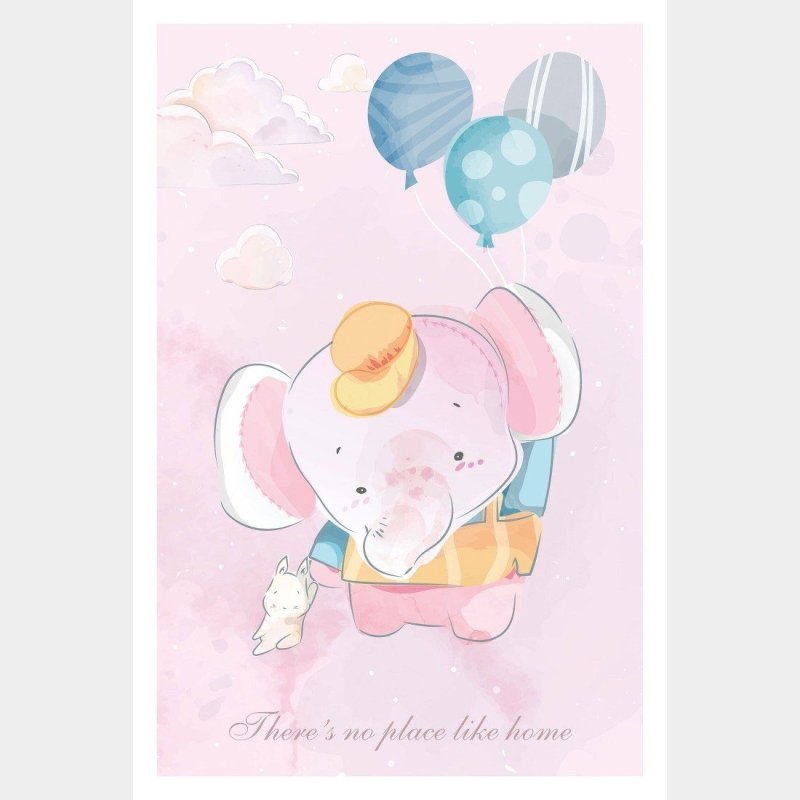 Poster Decorativo Infantil Elefante N015242 - Papel na Parede
