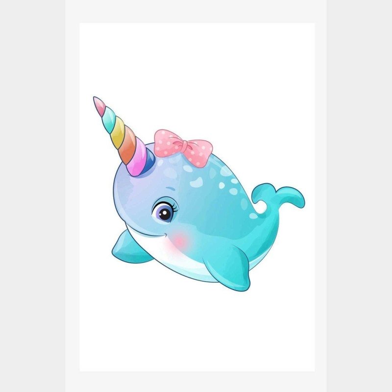 Poster Decorativo Infantil Golfinho N014239 - Papel na Parede