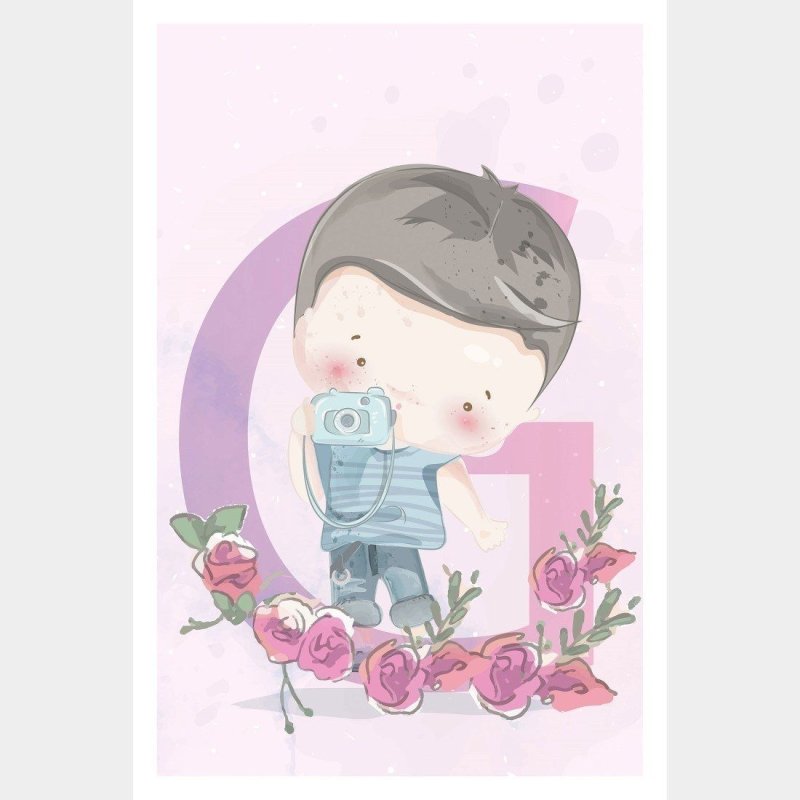 Poster Decorativo Infantil Menino N015239 - Papel na Parede