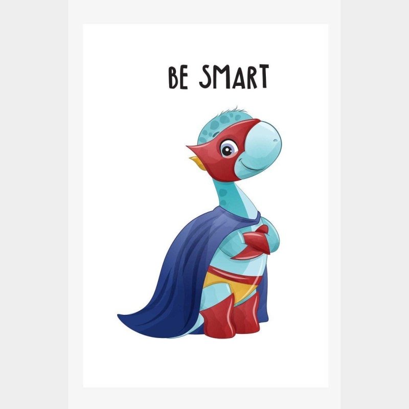 Poster Decorativo Infantil Super Dinossauro N014241 - Papel na Parede