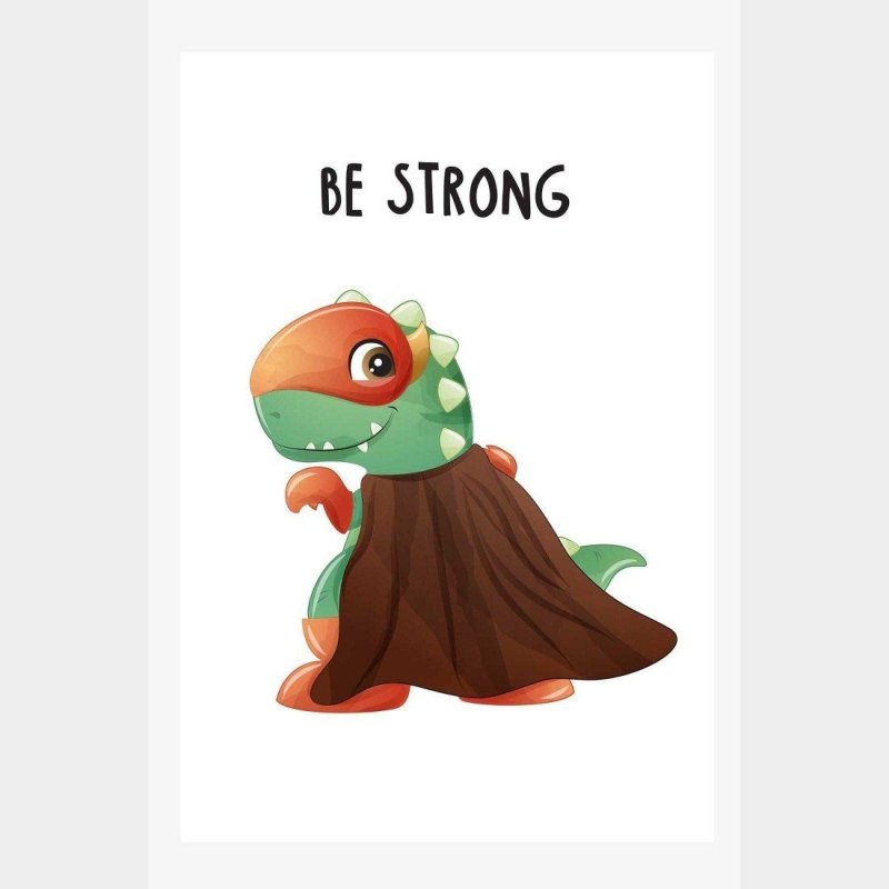 Poster Decorativo Infantil Super Dinossauro N014242 - Papel na Parede