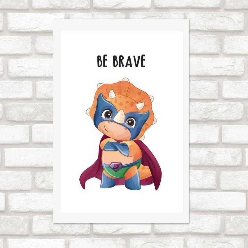 Poster Decorativo Infantil Super Dinossauro N014243 - Papel na Parede