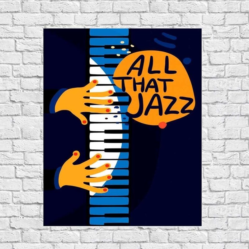 Poster Decorativo Jazz Música 4531956 - Papel na Parede