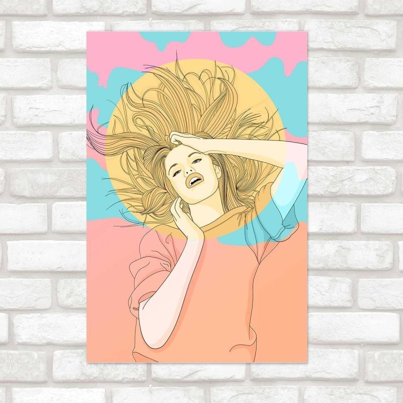 Poster Decorativo Jovem N010237 - Papel na Parede