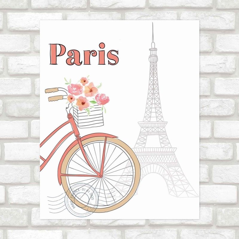 Poster Decorativo jovem Paris PA033 - Papel na Parede