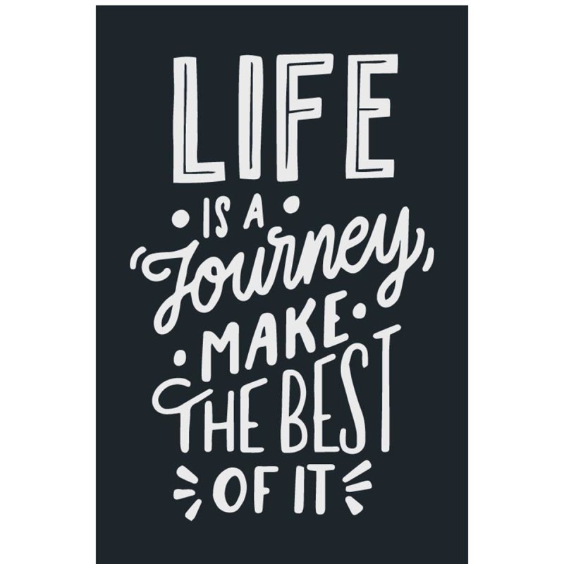 Poster Decorativo Lettering Motivacional Viagem III N07271 - Papel na Parede