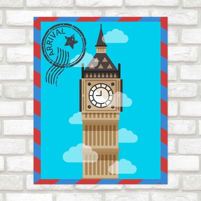 Poster Decorativo Londres PA022 - Papel na Parede