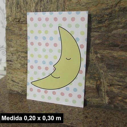 Poster Decorativo Lua Bebe 033 - Papel na Parede