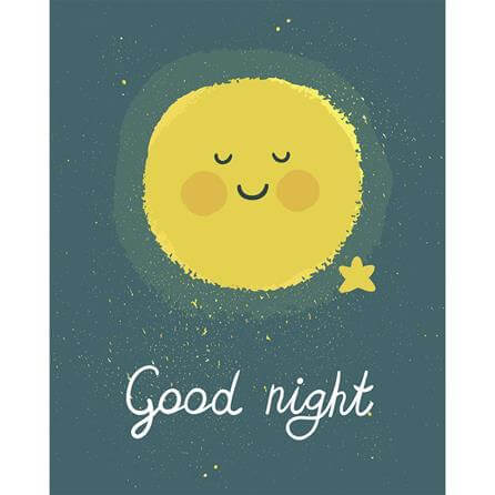 Poster Decorativo Lua Estrela 2486 - Papel na Parede