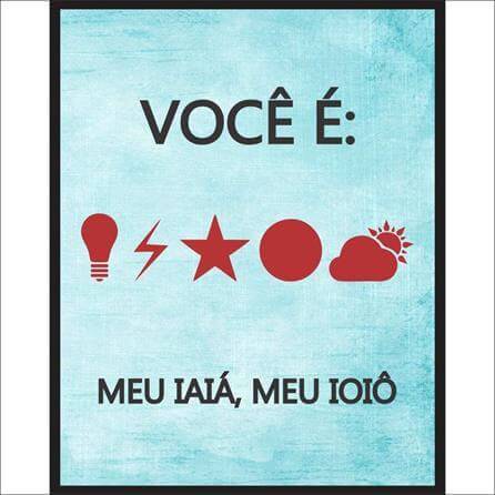 Poster decorativo Meu Iaiá 2127 - Papel na Parede