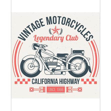 Poster Decorativo Moto Motoqueiro 25478 - Papel na Parede