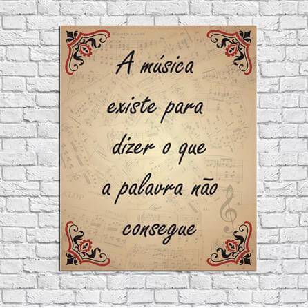 Poster decorativo Música 2126 - Papel na Parede