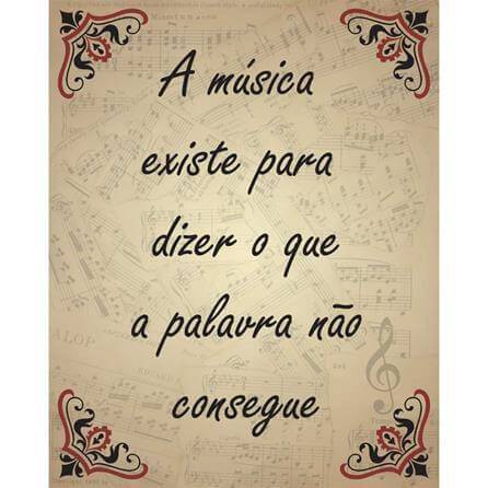 Poster decorativo Música 2126 - Papel na Parede