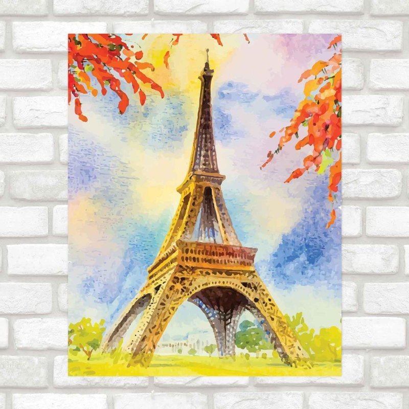 Poster Decorativo Paris artistico PA071 - Papel na Parede