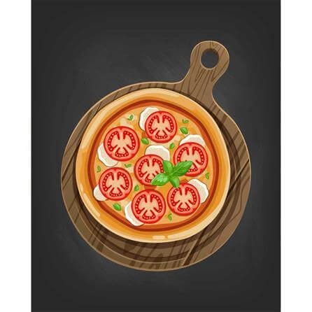 Poster Decorativo Pizzaria 2223 - Papel na Parede