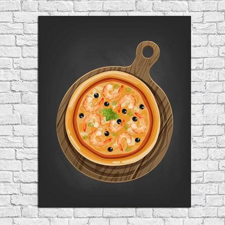 Poster Decorativo Pizzaria 2424 - Papel na Parede