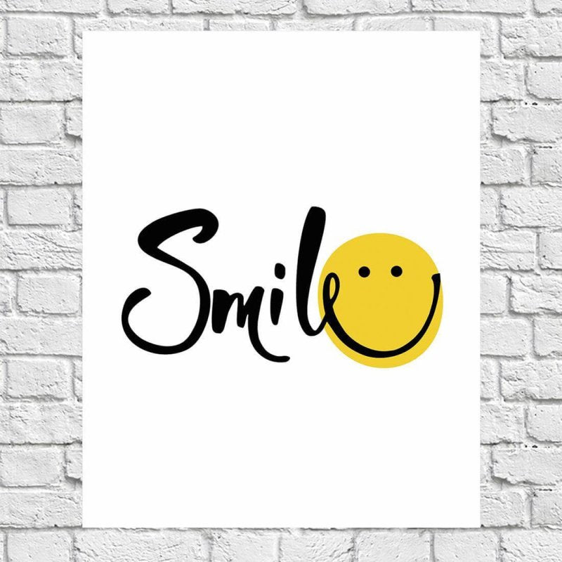 Poster Decorativo Smile Jovem 45268 - Papel na Parede