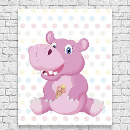 Poster Decorativo Sorvete Bebê 2031 - Papel na Parede