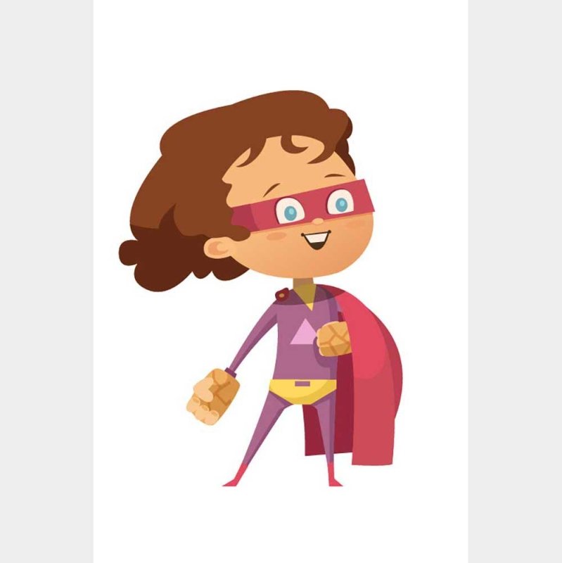 Poster Decorativo Super Heroína Morena N08094 - Papel na Parede
