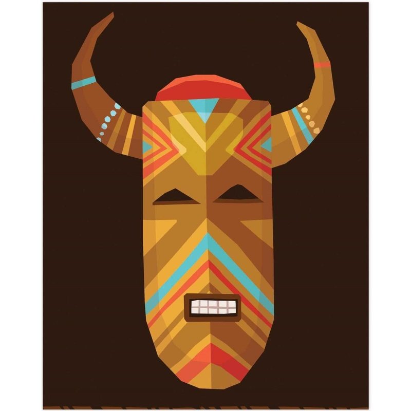Poster Decorativo tribal PA080 - Papel na Parede