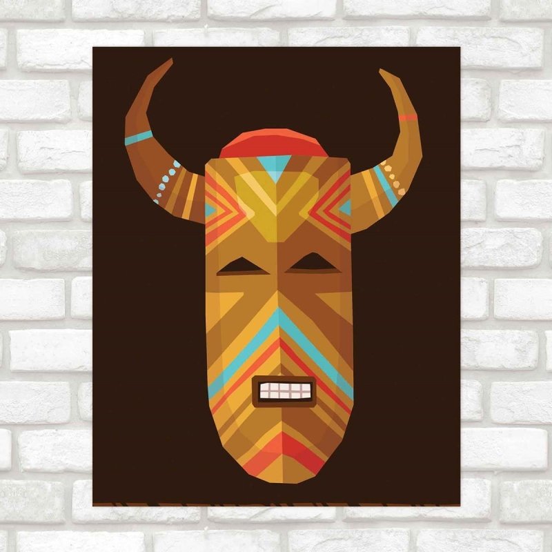 Poster Decorativo tribal PA080 - Papel na Parede