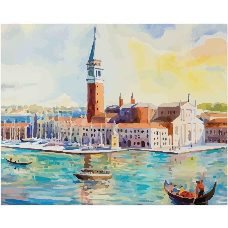 Poster Decorativo Veneza artistico PA076 - Papel na Parede