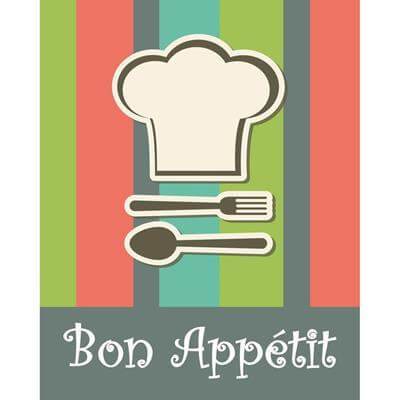 Quadro Decorativo Bon Appetit 005 - Papel na Parede