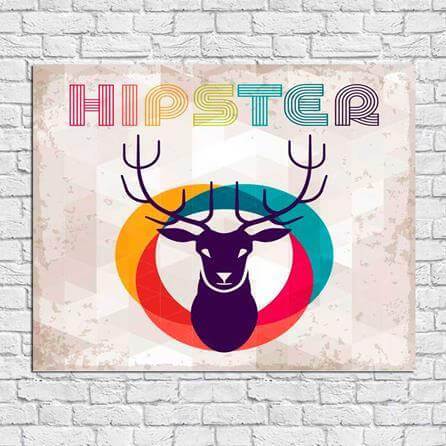 Quadro Decorativo Hispster 004 - Papel na Parede