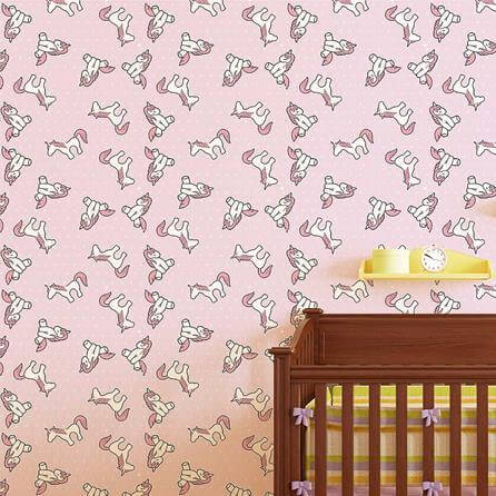 UNICÓRNIO PAPEL DE PAREDE ADESIVO 2100 - Papel na Parede