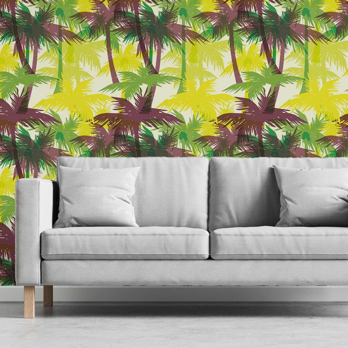 Papel de Parede Adesivo Estampa Tropical N03063