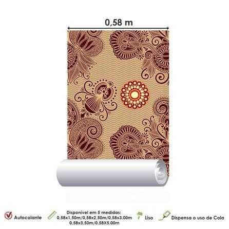 Papel de Parede Adesivo Floral 25