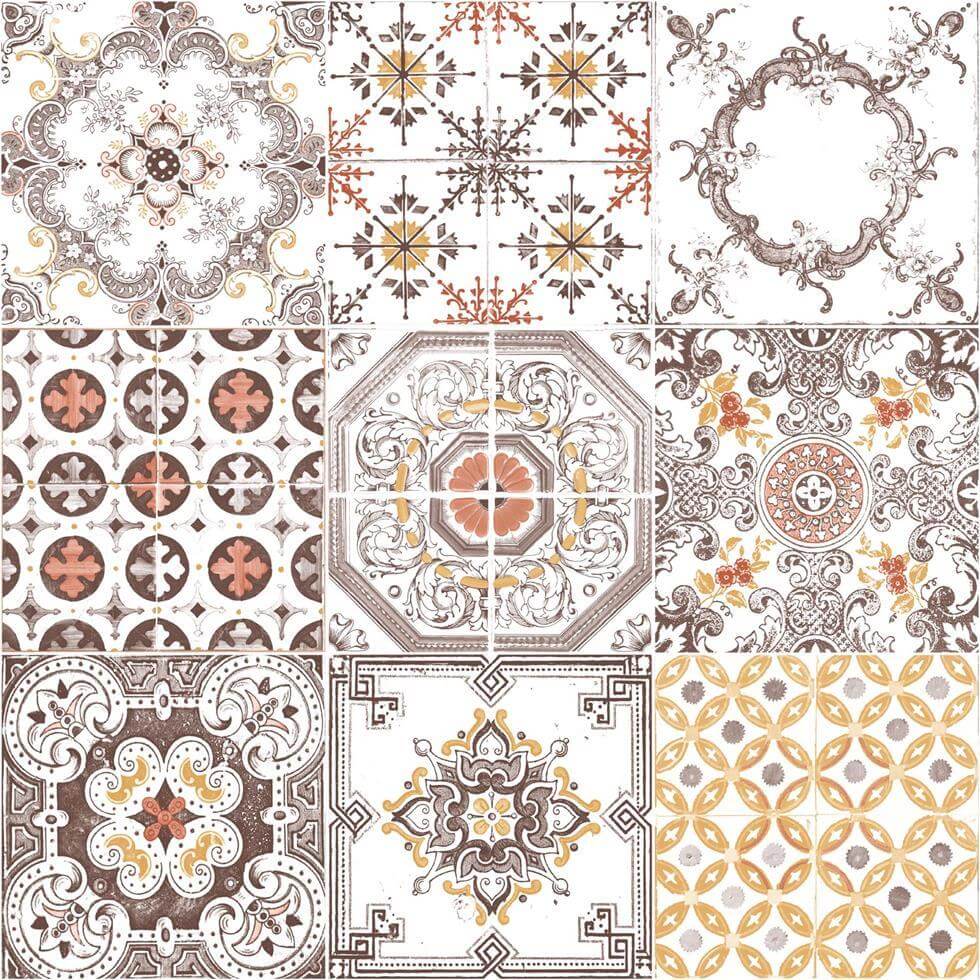 Papel de Parede Azulejo Português Replik J956-AD