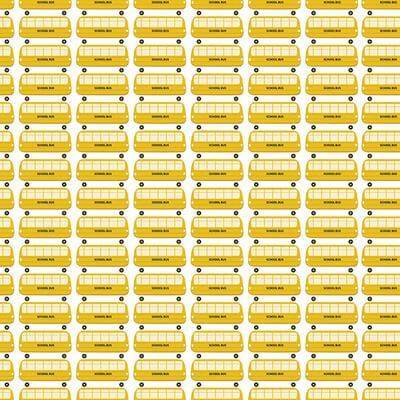 Papel de Parede Bobinex Renascer onibus escolar amarelo 6205