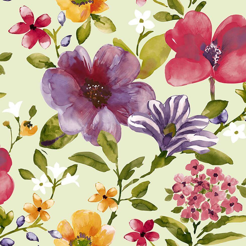 Papel de Parede Flores Poppi Belga PZ18923