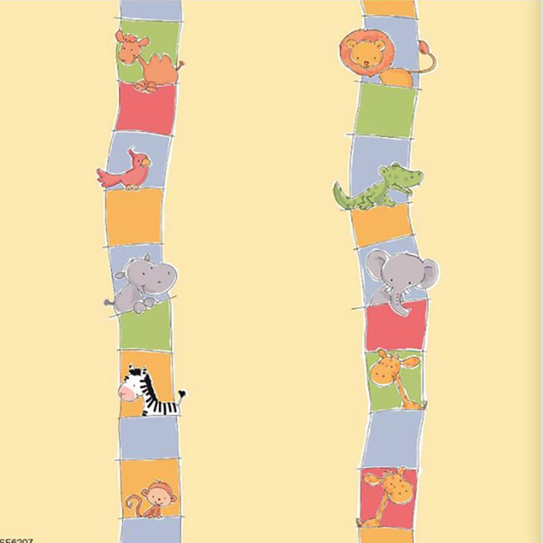 Papel de Parede Safari Friends Belga SF6207