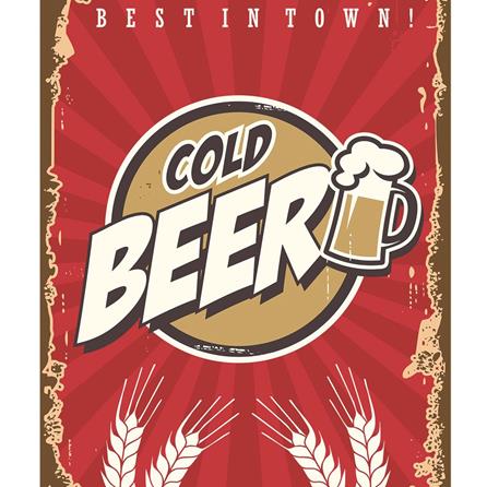 Poster Decorativo Cerveja Beer Jovem 04133