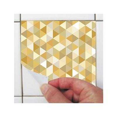 ADESIVO AZULEJO GEOMÉTRICO BEGE 286338425 - Papel na Parede