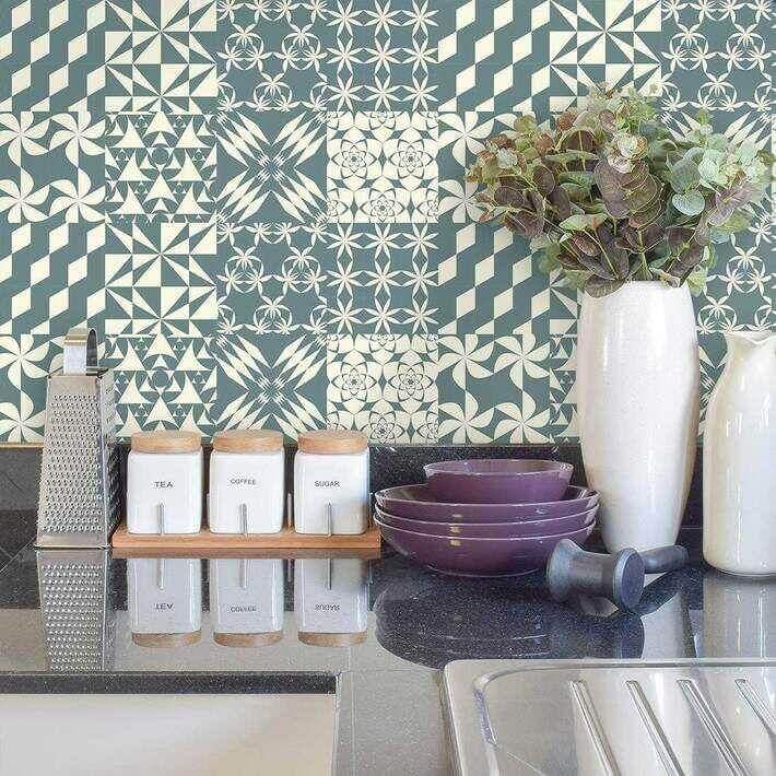 Adesivo Azulejo Listrado 2888 - Papel na Parede