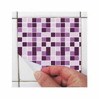 ADESIVO AZULEJO PASTILHA ROXO L01 - Papel na Parede