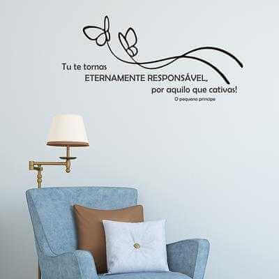 Adesivo Decorativo frases 307-0,58x1,22m0,58x1,22 - Papel na Parede