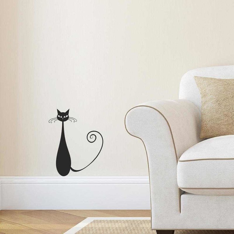 Adesivo Decorativo Gato 40 - Papel na Parede