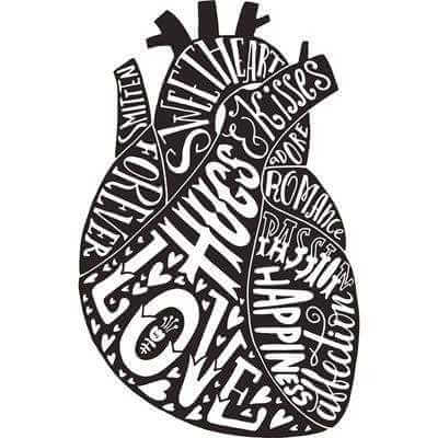 Adesivo Decorativo Sweet Heart Medida 0,59x0,91 Metros (Amor, abraços, beijos, felicidade, paixão, afeto, romance, pra sempre) - Papel na Parede