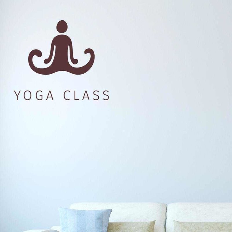 Adesivo Decorativo - Yoga Clas 100 - Medidas 0,7x0,59M (Aula de Yoga) - Papel na Parede