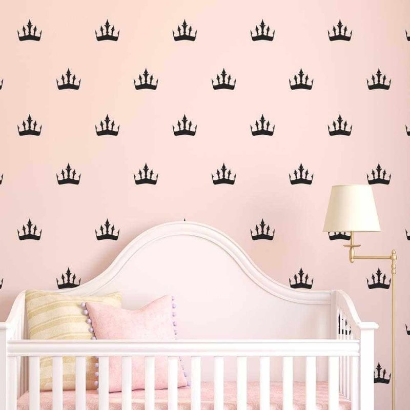 Cartela Adesivo Decorativo coroa jovem - Papel na Parede